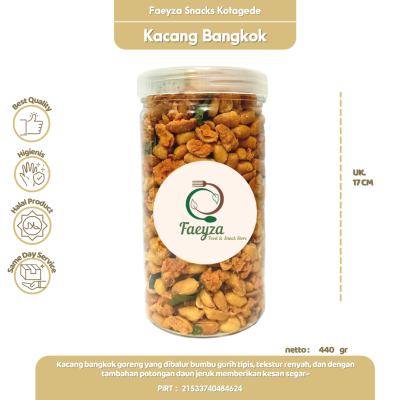 Kacang Bangkok Gurih Limau Toples Cm Paxelmarket