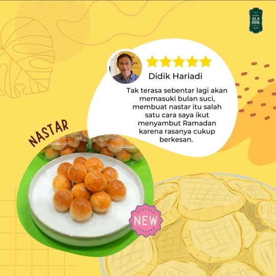 Order Online Kue Nastar Kudapan Haji Didik PaxelMarket