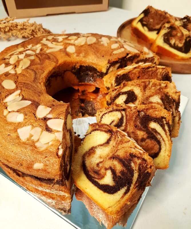 Order Online Bolu Marmer Classic Premium Marble Cake Full Butter