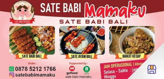 Sate Babi Mamaku (Sate Babi Bali)