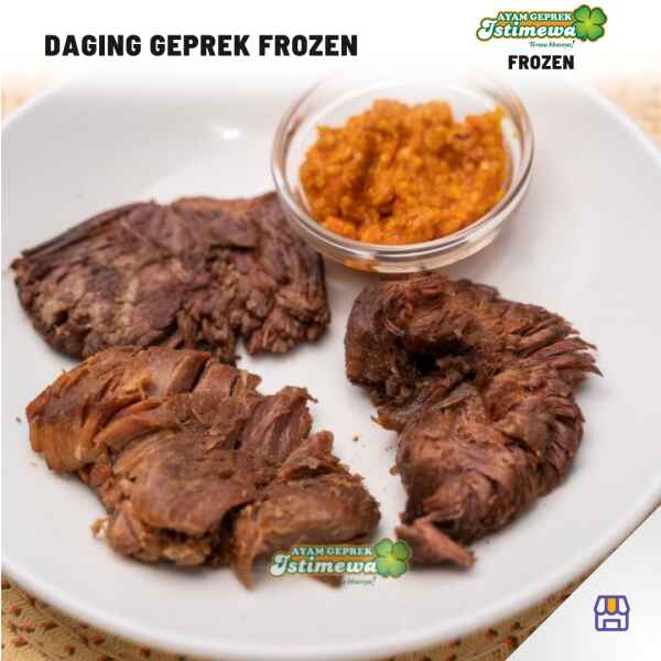 Daging Geprek Frozen (Isi 2prs) - Ayam Geprek Istimewa