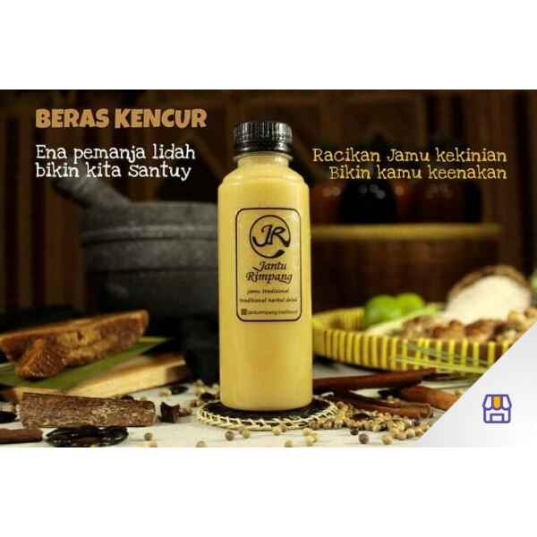 Jamu Beras kencur - 250ml - jamu kekinian jantu rimpang