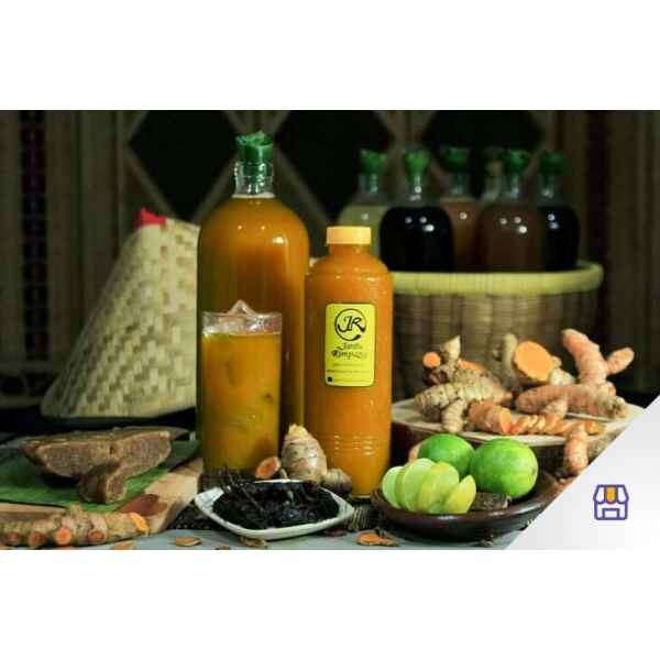 Jamu Kunir Asem - 500ml - Jamu Kekinian Jantu Rimpang