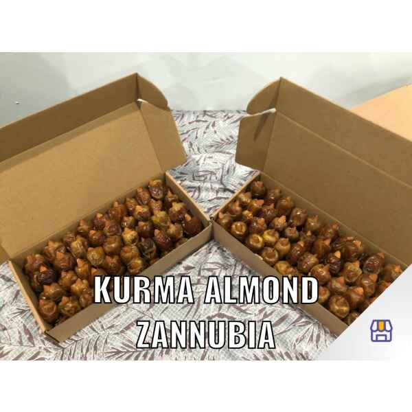 Kurma Sukkari Almond Zannubia Premium - 1Kg