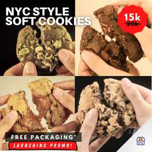 PREMIUM Soft Baked Dough / NYC Style Soft Cookies - Black Dairy
