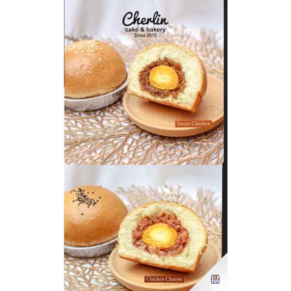 Premium Golden Bun Salted Egg isi 4