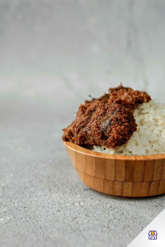 Rendang Daging Khas Minang Kemasan Kaca Gr Paxelmarket