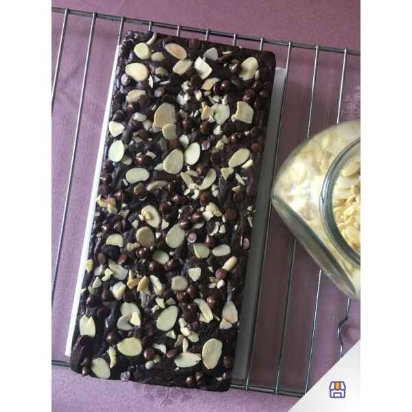 [Baked by V] Fudgy Brownies Coklat Panggang Medium