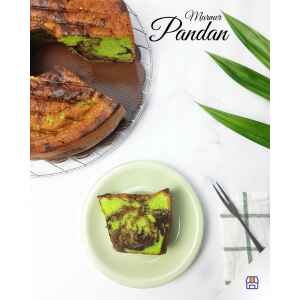 Marmer Cake Pandan