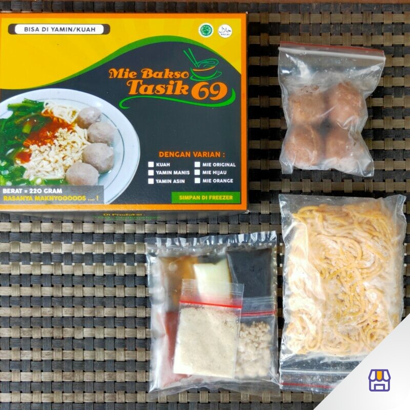 Mie Bakso 69 Frozen Khas Tasik Original Paxelmarket