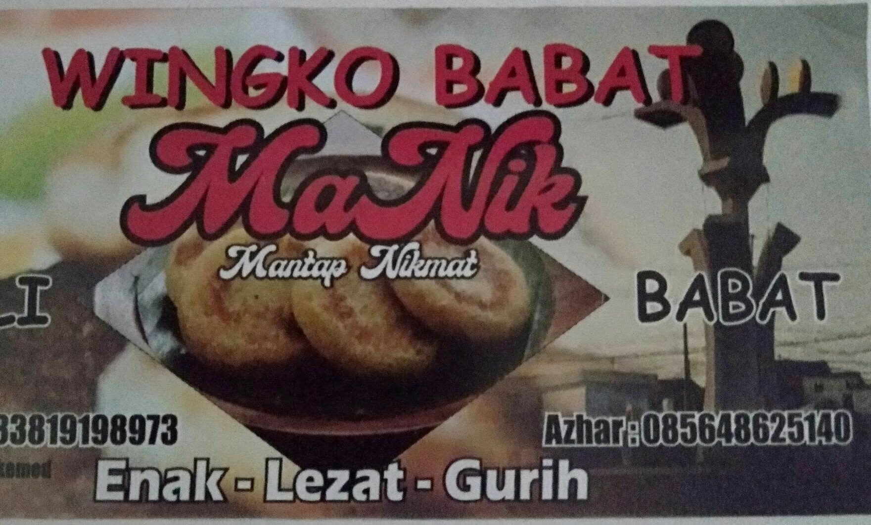 Wingko babat manik