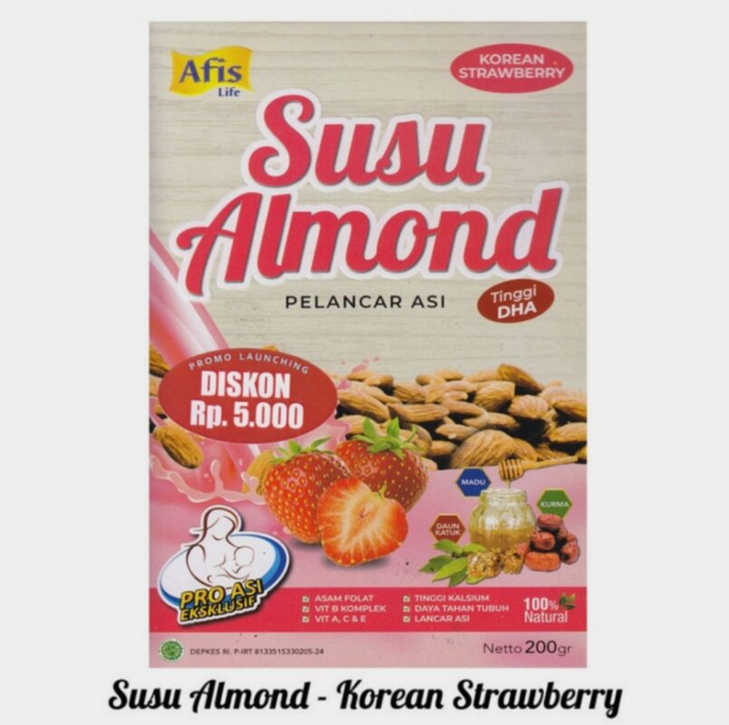 Order Online Afis Susu Almond Pelancar Asi Gr Strawberry Paxelmarket