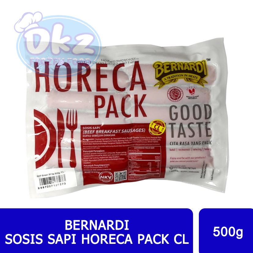 Order Online Bernardi Horeca Pack Sosis Sapi Cl [500 Gr] Paxelmarket