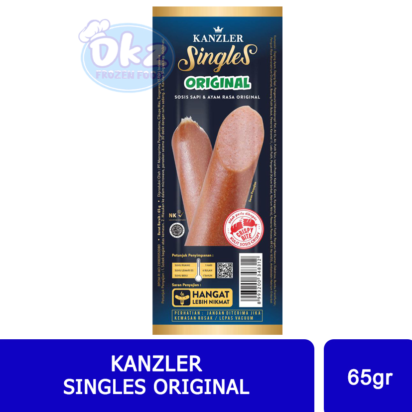 Order Online Kanzler Singles Original Isi 1 [65gr] Paxelmarket