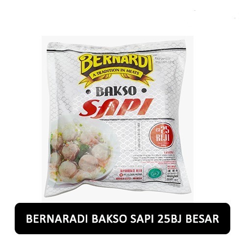 Order Online Bnd Bernardi Bakso Sapi Besar Baso Sapi 25 Pcs Paxelmarket