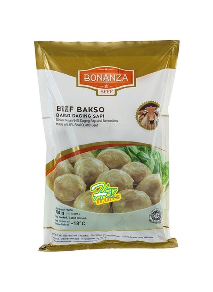 Order Online Bonanza Beef Bakso I Bakso Daging Sapi Gold Isi ±33pcs